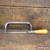 Vintage Eclipse No: 670 Junior Hacksaw Beechwood Handle - Good Condition