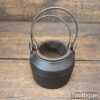 Small Vintage Old Holcroft & Sons Cast Iron Glue Pot 6/0 Of A Pint-Size