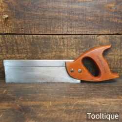 Vintage Spear & Jackson 10” Steel Back Tenon Saw 12 TPI - Sharpened Refurbished