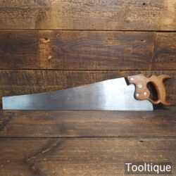 Vintage 24” Henry Disston Philadelphia USA D7 Cross Cut Panel Saw - Sharpened