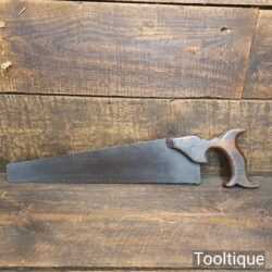 Vintage 19th Century 14” Rip Saw 6 TPI - Fully Refurbished Sharpened