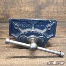 Vintage Record No: 55 Cast Steel Hand Vice 6 ½” Jaws - Good Condition