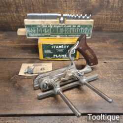 Vintage Boxed Stanley England No: 50 Combination Plough Plane - Fully Refurbished