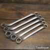 Vintage 5 No: Britool Whitworth & AF Combination Spanners - Good Condition