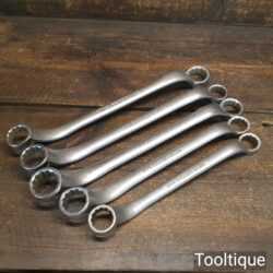 Vintage 5 No: Britool Whitworth & AF Combination Spanners - Good Condition