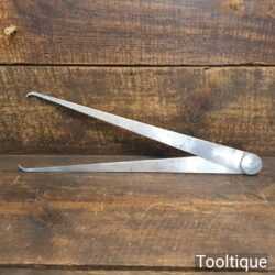 Large Vintage 15” Outside Cast Steel Dividers - Good Condition