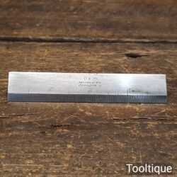 Vintage Whittam & Co 4" Cast Steel Imperial Pocket Rule - Good Condition