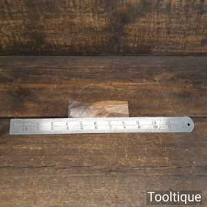 Vintage 12" No: 618D Chesterman Cast Steel Rule - Good Condition Vintage 12