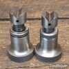 Vintage Pair Of 2-3” Engineers Steel Jacks - Good Condition