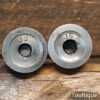 Vintage Pair Of 2-3” Engineers Steel Jacks - Good Condition
