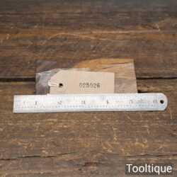 Vintage 6" John Rabone & Sons No: 65 Cast Steel Single Sided Imperial Rule