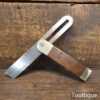  Vintage 7 ½” Rosewood & Brass Sliding Bevel - Good Condition