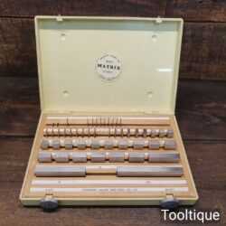 Vintage Coventry Gauge & Tool Imperial Complete Slip Gauge Set - Good Condition