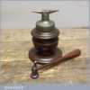 Ornate Antique 19th Century Jeweller’s Anvil On Mahogany Stand