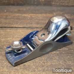 Vintage Crisp Record No: 018 Adjustable Throat Block Plane - Fully Refurbished