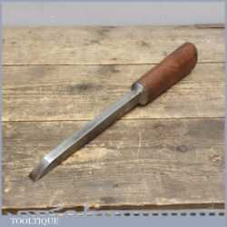 Vintage 9/16” Wide Heavy Duty Mortice Chisel By Nurse & Co Invicta Works London.