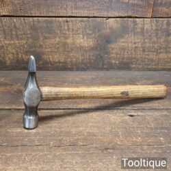 Vintage Stanley Cross Pein Hammer Beechwood Handle - Good Condition