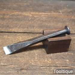Vintage ⅝” Stonemasons Cast Steel Chisel - Sharpened Ready For Use
