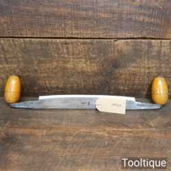 Vintage I. Sorby Carpenter’s Drawknife 9” Cutting Edge - Sharpened Honed