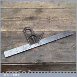 Vintage Rabone No: 1901 12” Adjustable Combination Heavy Duty Square