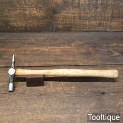 Vintage Stanley 3 1/2 oz Cross Pein Pin Hammer - Fully Refurbished