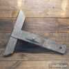 Antique Oak Saw Sharpening Vice With 16” Jaws - Good Condition