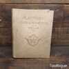 Rare Antique 1897 Early Edition Plastering Plain & Decorative Book by William Millar