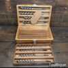 Vintage Boxed Set 16 Various Auger Bits ¼” - 1 ¼” Sharpened Ready To Use