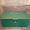 Vintage 16" x 8" x 8" Pressed Steel Medical Medicine Box - Good Condition