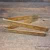 Vintage 24” Rabone Carpenters Imperial Boxwood Folding Rule - Good Condition
