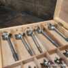 Scarce Vintage Set 11 Auger Bits Larger 1” – 2 ¼” Sized - Sharpened Ready To Use