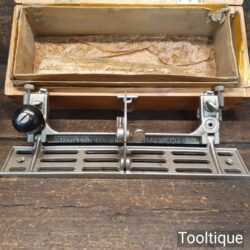 Rare Vintage Stanley No: 386 Jointer Gauge With Original Box & Instructions