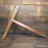 Vintage Carpenters 26” Long Brass & Mahogany Bevel - Good Condition