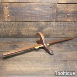 Vintage Cabinet Makers Mahogany Panel Marking Gauge Boxwood Wedge