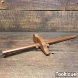 Vintage Cabinet Makers Mahogany Panel Marking Gauge - Good Condition