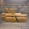 Vintage Crisp Pair No: 16 Edward Preston & Sons Hollow & Round Moulding Planes