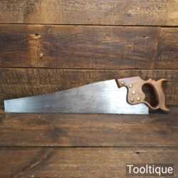 Vintage 21” Spear & Jackson No: 25 Rip Saw 5 TPI - Fully Refurbished Sharpened