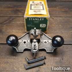 Vintage Boxed Stanley England No: 71 Hand Router Plane - Good Condition