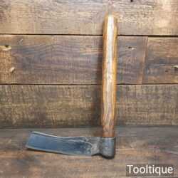 Rustic Antique Froe French With Rustic Style Handle - Sharpened