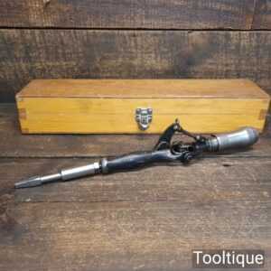 Vintage Millers Falls Co. USA No: 108 Angular Brace Bit Attachment in Wooden Box Vintage Millers Falls Co. USA No: 108 Angular Brace Bit Attachment in Wooden Box