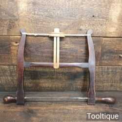 Delightful D. Lyon London Antique Beechwood Bow Saw - Good Condition