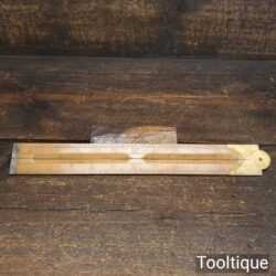 Vintage 24” Boxwood & Steel Tipped Architects Imperial Folding Rule - Good Condition