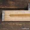 Vintage 24” Boxwood & Steel Tipped Architects Imperial Folding Rule - Good Condition