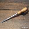 Vintage Stanley USA ⅜” Everlasting Socketed Bevel Edge Chisel - Sharpened Honed
