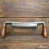 Vintage Worth Carpenter’s Curved Drawknife 10 ½” Cutting Edge - Sharpened Honed