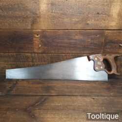 Vintage 26” Henry Disston Philadelphia USA D8 Cross Cut Saw 9 TPI - Sharpened