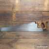 Vintage 26” Henry Disston Philadelphia USA D8 Cross Cut Saw 9 TPI - Sharpened