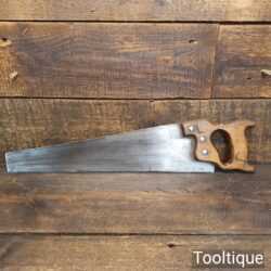 Vintage 18” English Trade Cross Cut Saw With 7 TPI - Refurbished Sharpened