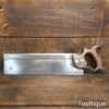 Antique Drabble & Sanderson 14” Steel Back Tenon Saw 14 TPI - Sharpened