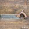 Rare WW1 Dated 1918 Taylor Brothers 9” Steel Back Dovetail Saw 14 TPI - Sharpened